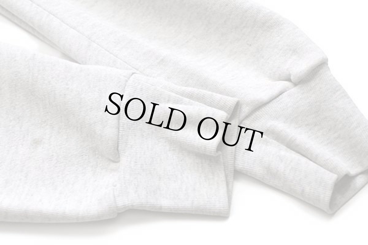 画像6: 90s USA製 DUCK HEAD カモ ビッグロゴ スウェット 杢ライトグレー L (6)