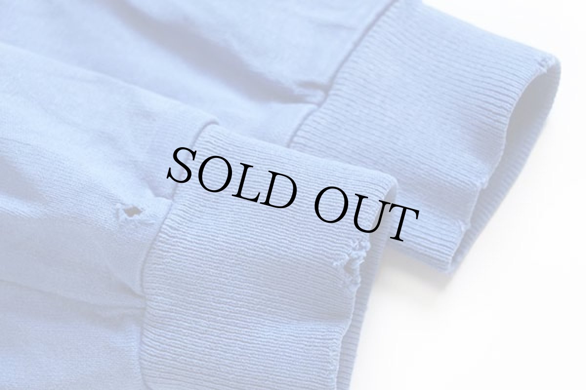 画像6: 80s USA製 L.L.Bean ヘビー コットン ラガーシャツ 青 L (6)