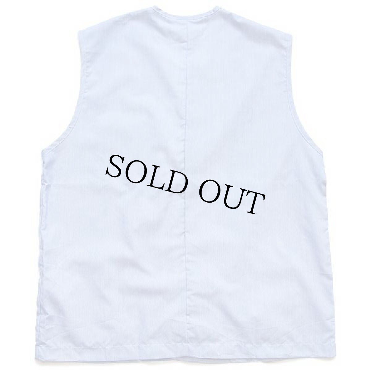 画像2: デッドストック★00s FLAGSTAFF INDUSTRIES ピンストライプ ベスト ロング L (2)