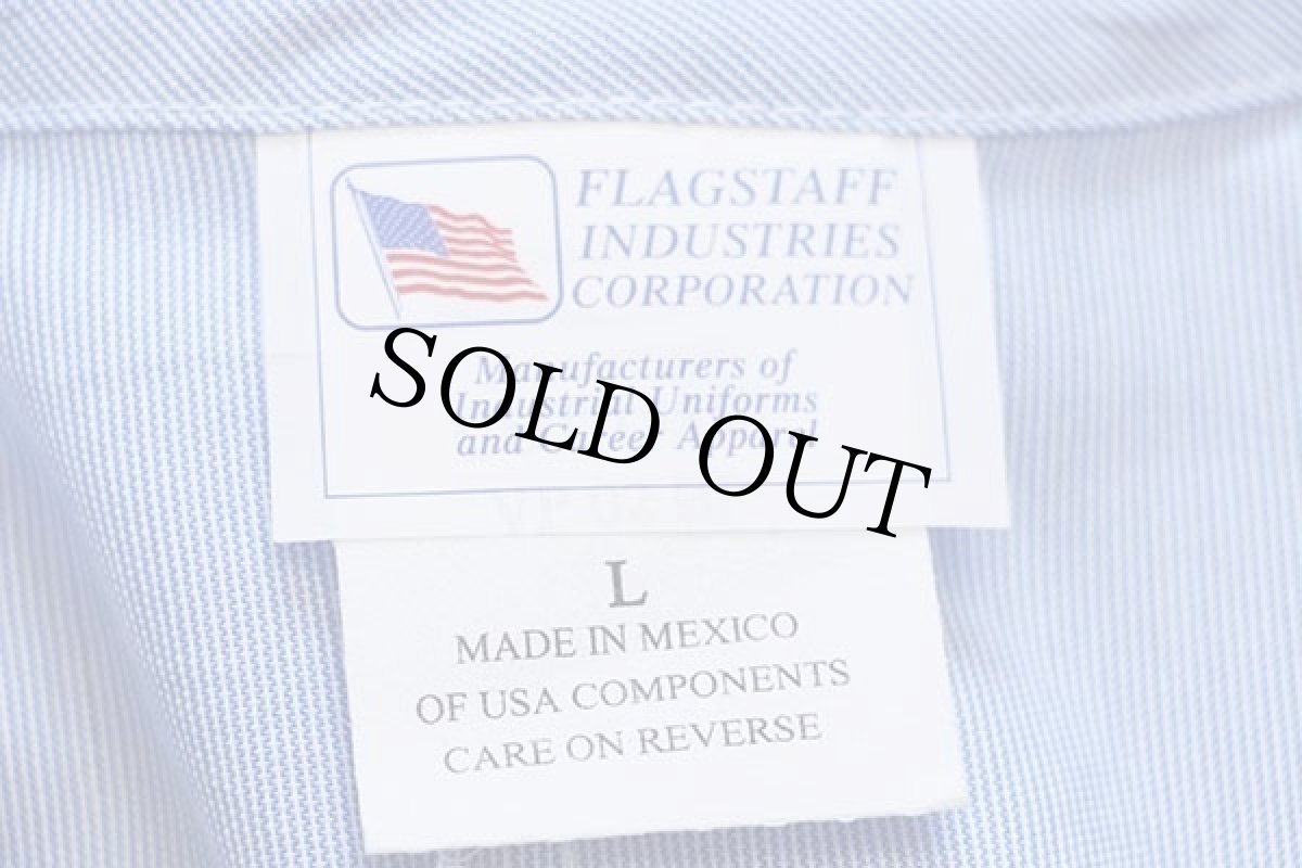 画像4: デッドストック★00s FLAGSTAFF INDUSTRIES ピンストライプ ベスト ロング L (4)