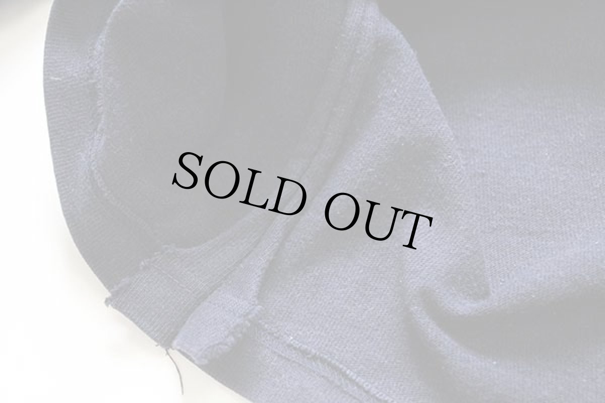 画像6: 00s ポロ ラルフローレン レースアップ コットン ラガーシャツ カスタム 紺×白 L (6)