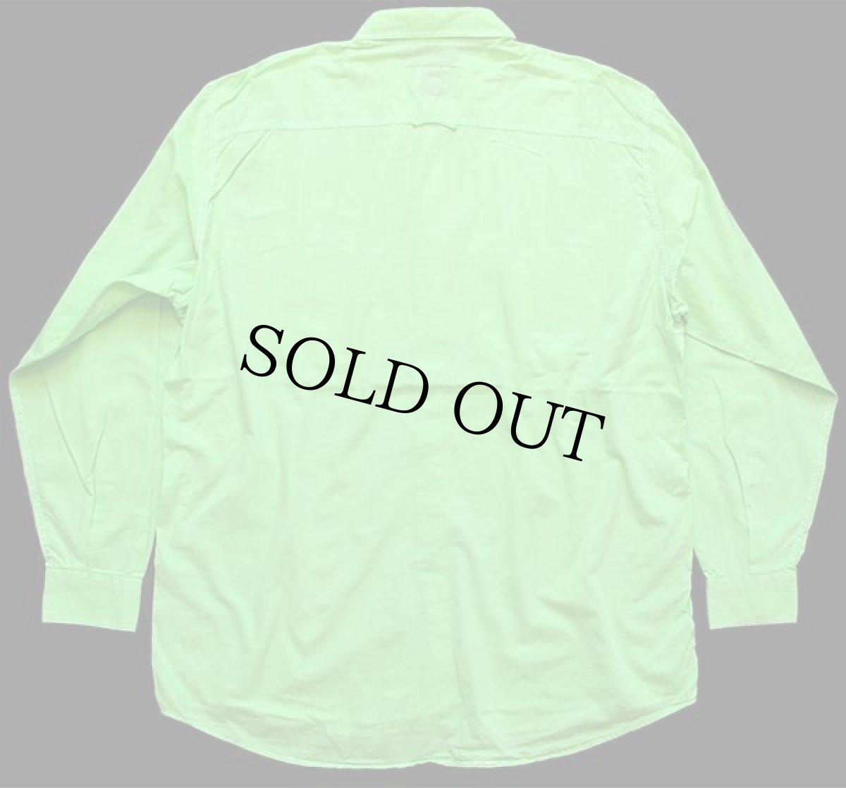 画像2: 90s イタリア製 Levi'sリーバイス コットンシャツ 蛍光グリーン XL★ユーロ (2)
