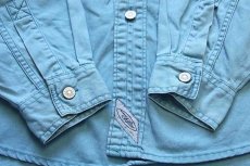 画像6: 90s Levi'sリーバイス カラーデニムシャツ ライトブルー (6)