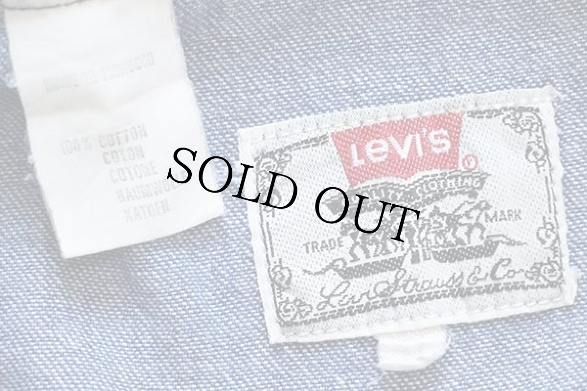 画像4: 80s Levi'sリーバイス デニム ウエスタンシャツ カスタム M★ユーロ (4)