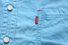 画像5: 90s Levi'sリーバイス カラーデニムシャツ ライトブルー (5)