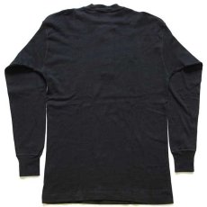 画像3: 90s イタリア製 Levi'sリーバイス ヘンリーネック コットン アンダーシャツ 黒 M★ユーロ (3)