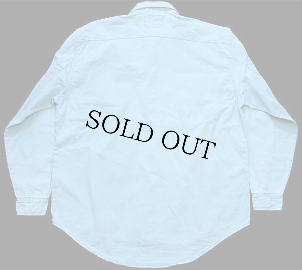 画像2: 90s Levi'sリーバイス カラーデニムシャツ ライトブルー (2)