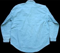 画像2: 90s Levi'sリーバイス カラーデニムシャツ ライトブルー (2)