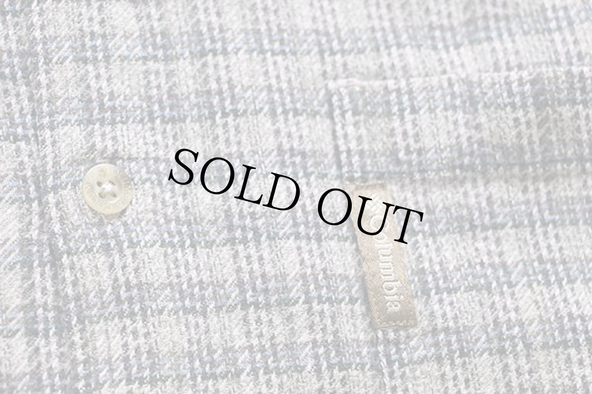 画像5: 00s Columbiaコロンビア チェック ボタンダウン コットン フランネルシャツ L★インド綿 (5)