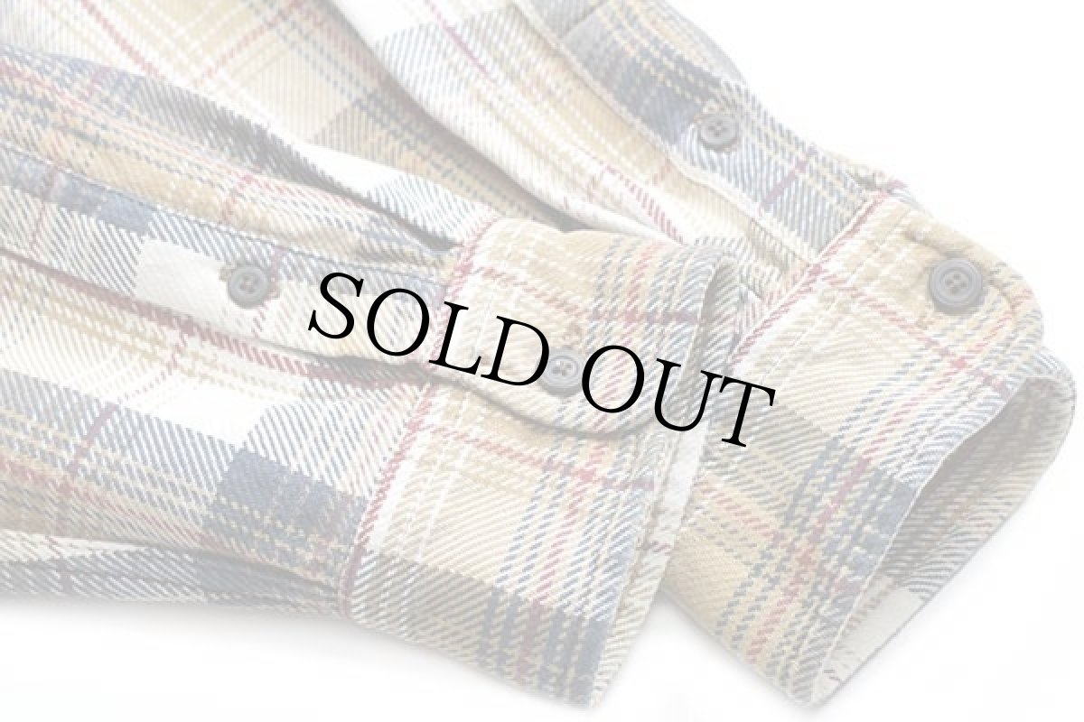 画像6: 90s J.CREW チェック ボタンダウン コットン フランネルシャツ L (6)