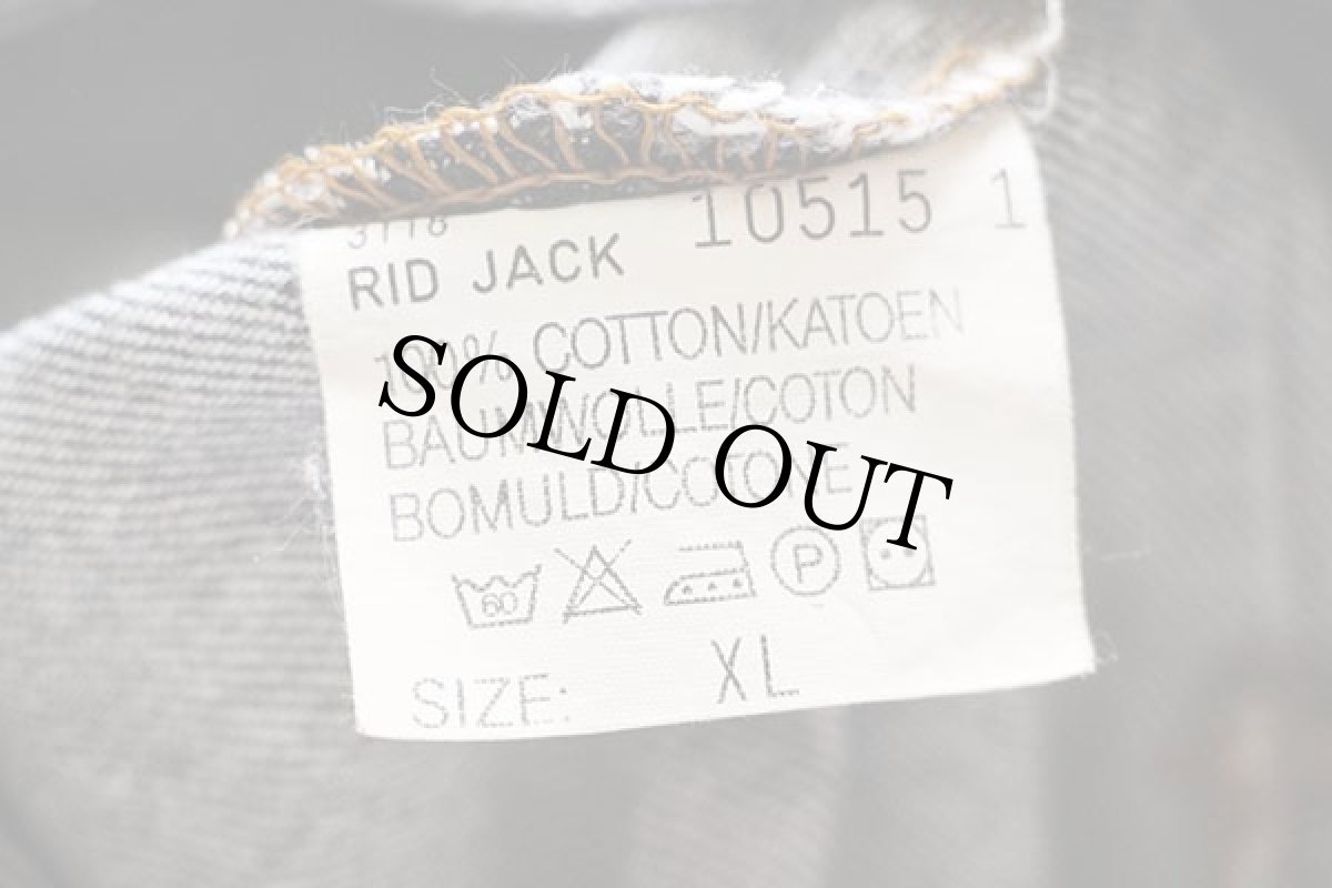 画像5: Leeリー RIDER JACKET 先染め ブラック デニムジャケット 4ポケット XL★ユーロ (5)