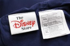 画像5: 90s Disneyディズニー ミッキー マウス ドナルドダック 刺繍 コットンパーカー 紺 XL (5)