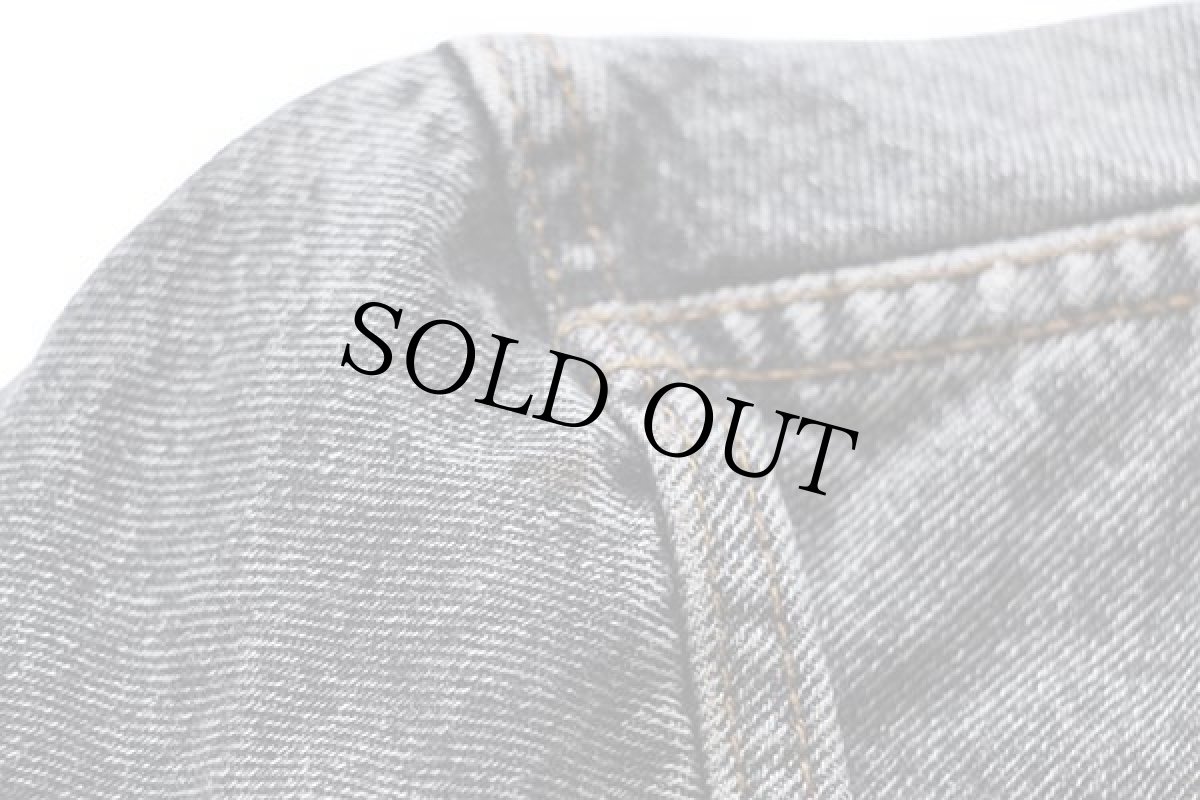 画像6: Leeリー RIDER JACKET 先染め ブラック デニムジャケット 4ポケット XL★ユーロ (6)