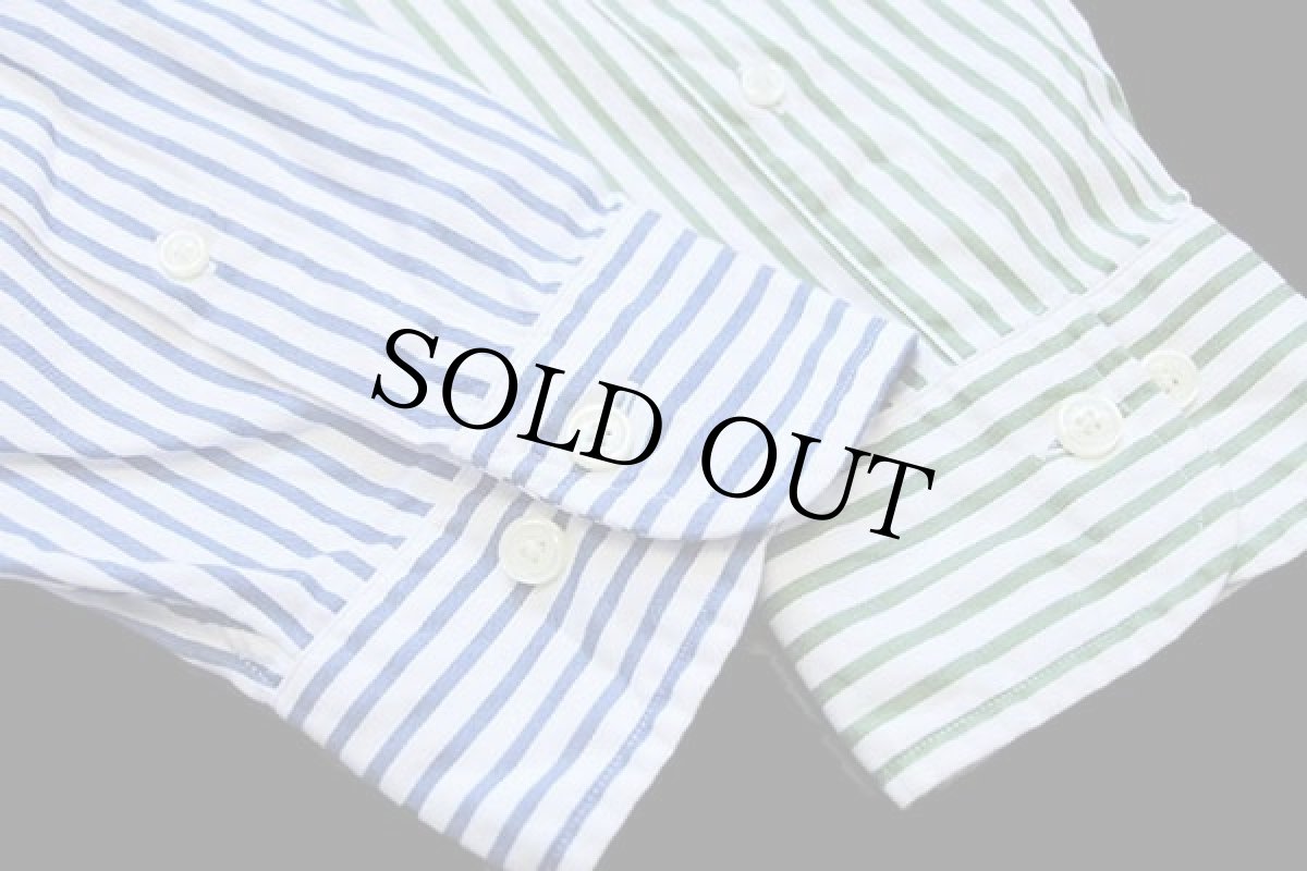 画像6: Brooks Brothersブルックスブラザーズ クレイジーパターン ストライプ ボタンダウン コットンシャツ L (6)