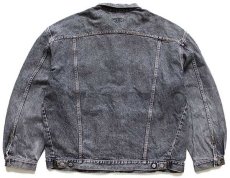 画像2: Leeリー RIDER JACKET 先染め ブラック デニムジャケット 4ポケット XL★ユーロ (2)