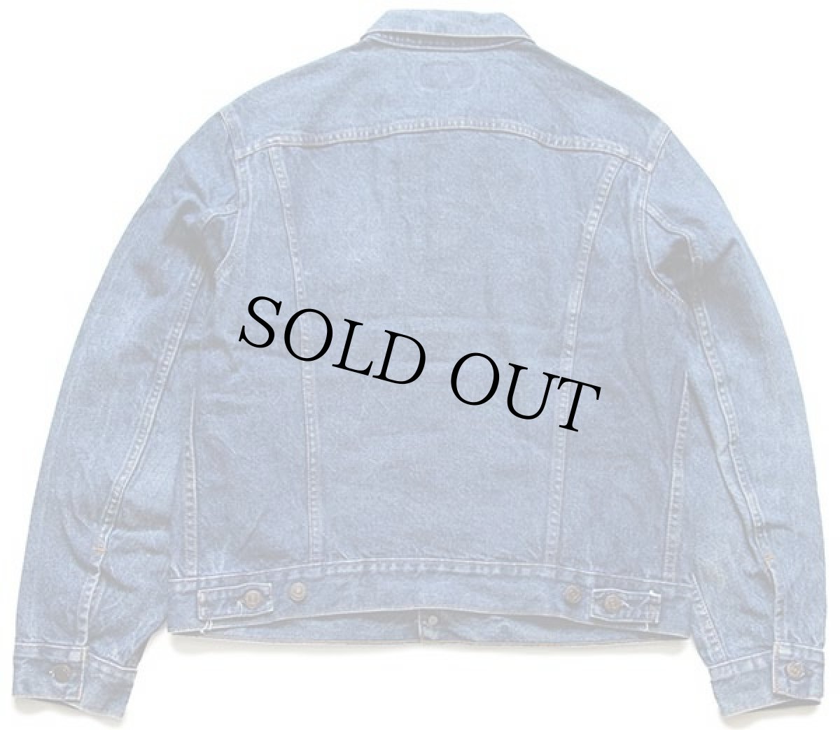 画像2: 80s USA製 Levi'sリーバイス 70506 デニムジャケット 4ポケット 42R (2)