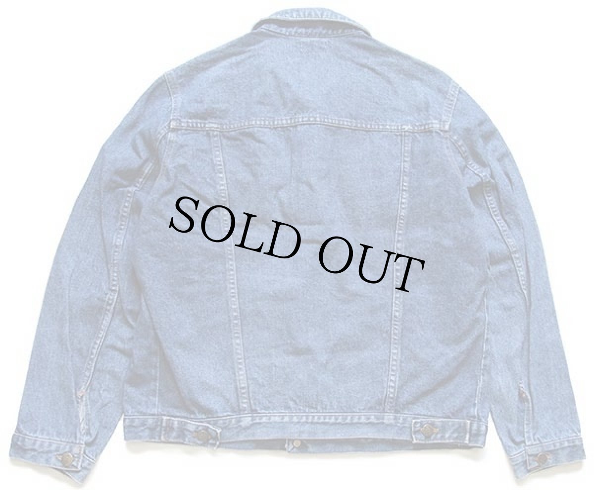 画像2: 90s イタリア製 CLARK デニムジャケット 4ポケット L (2)