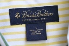 画像4: Brooks Brothersブルックスブラザーズ クレイジーパターン ストライプ ボタンダウン コットンシャツ L (4)