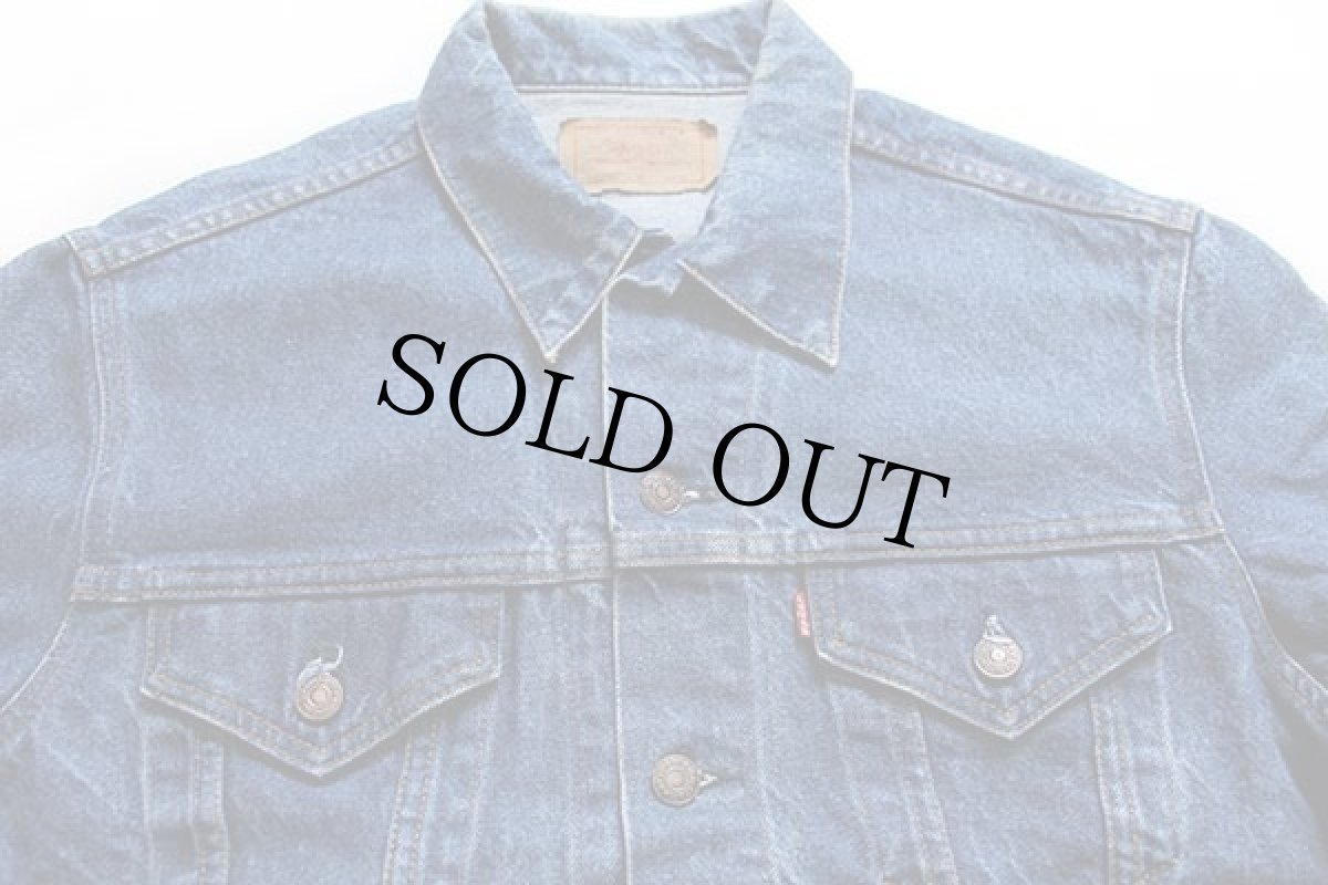 画像3: 80s USA製 Levi'sリーバイス 70506 デニムジャケット 4ポケット 42R (3)
