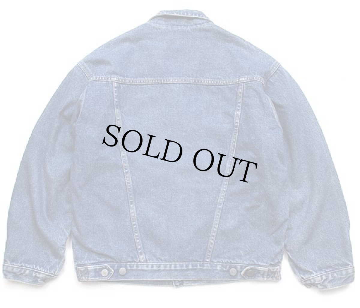 画像2: 90s GAPギャップ バッファローチェック ネルライナー デニムジャケット 4ポケット (2)