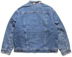 画像2: 90s USA製 Levi'sリーバイス 70699 チェック ネルライナー デニムジャケット 4ポケット M (2)