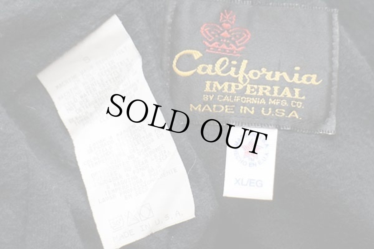 画像4: 80s USA製 California IMPERIAL Canonキャノン 刺繍 ジャケット 赤 XL (4)