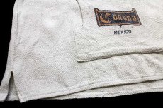 画像5: メキシコ製 Corona MEMBER OF THE BEACH CLUB ロゴ メキシカンパーカー オフホワイト XL (5)