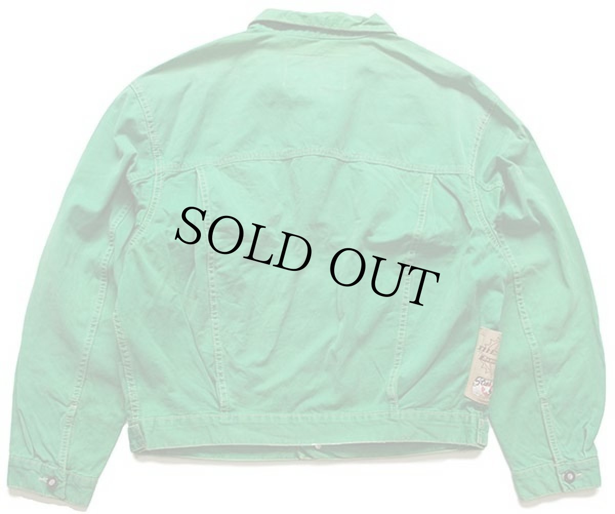 画像2: イタリア製 Dieselディーゼル コットンツイルジャケット 4ポケット 緑 M (2)