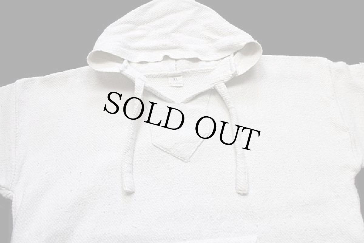 画像3: メキシコ製 Corona MEMBER OF THE BEACH CLUB ロゴ メキシカンパーカー オフホワイト XL (3)