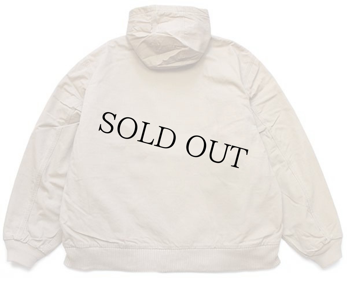 画像2: メキシコ製 carharttカーハート キルティングライナー コットン アクティブジャケット パーカー ベージュ 2XL★特大 (2)