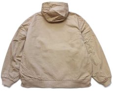 画像2: メキシコ製 carharttカーハート キルティングライナー コットン アクティブジャケット パーカー ベージュ 2XL★特大 (2)
