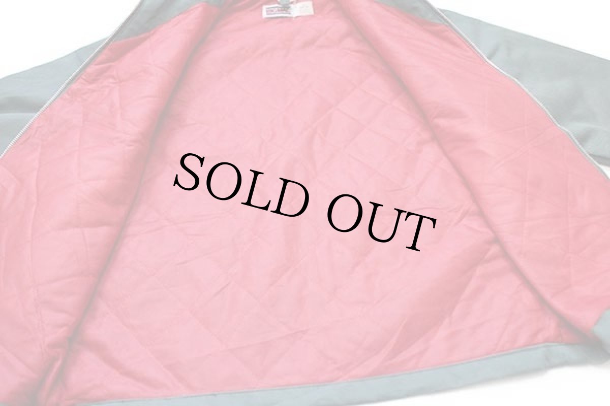 画像4: 80s USA製 BIGMACビッグマック キルティングライナー ワークジャケット 緑 M (4)