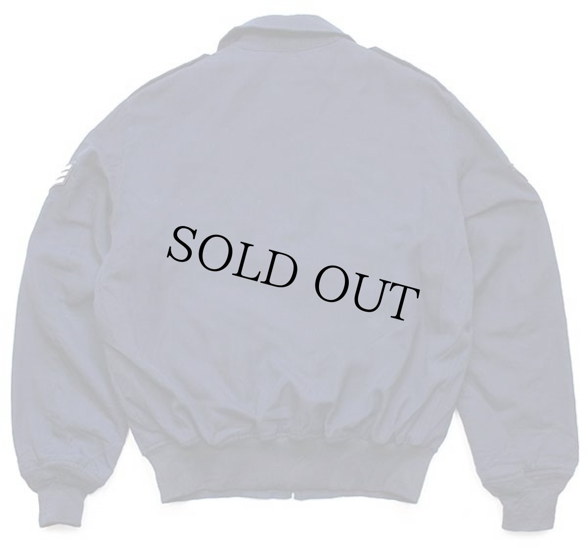 画像2: 00s 米軍 U.S.AIR FORCE 刺繍&パッチ付き 中綿入りライナー ライトウェイトジャケット 紺 40R (2)