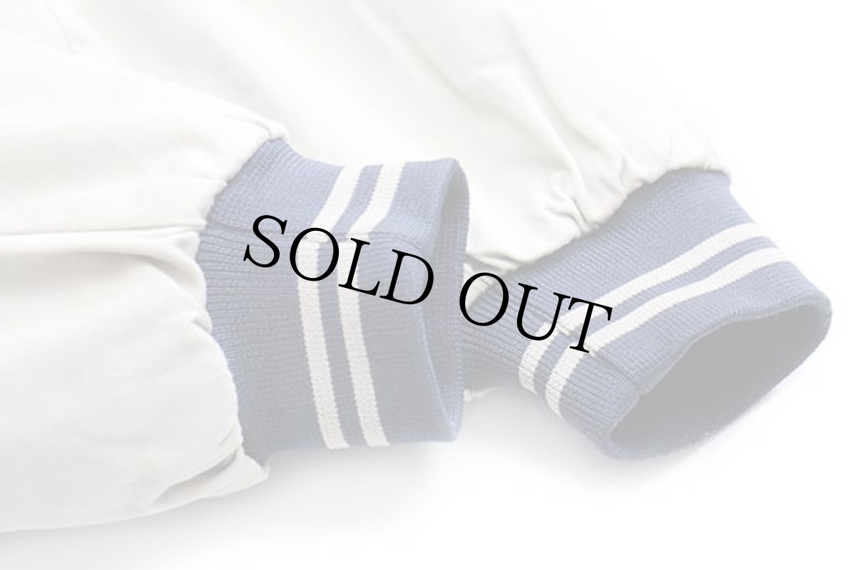 画像7: 90s NORTH BAY ツートン 切り替え キルティングライナー コットン×デニムスタジャン L (7)