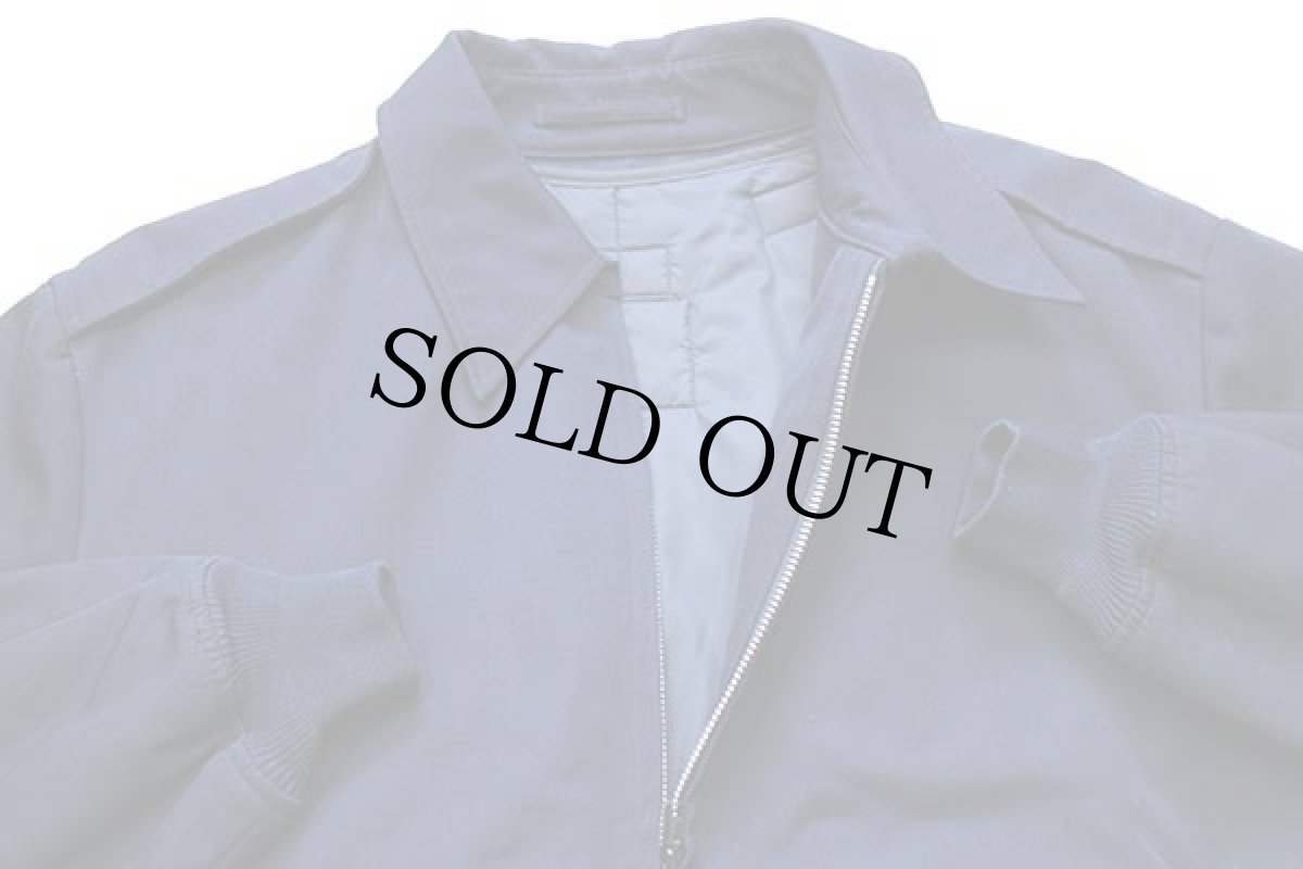 画像3: 90s 米軍 USAF チンスト付き 中綿入りライナー ライトウェイトジャケット 紺 48R (3)