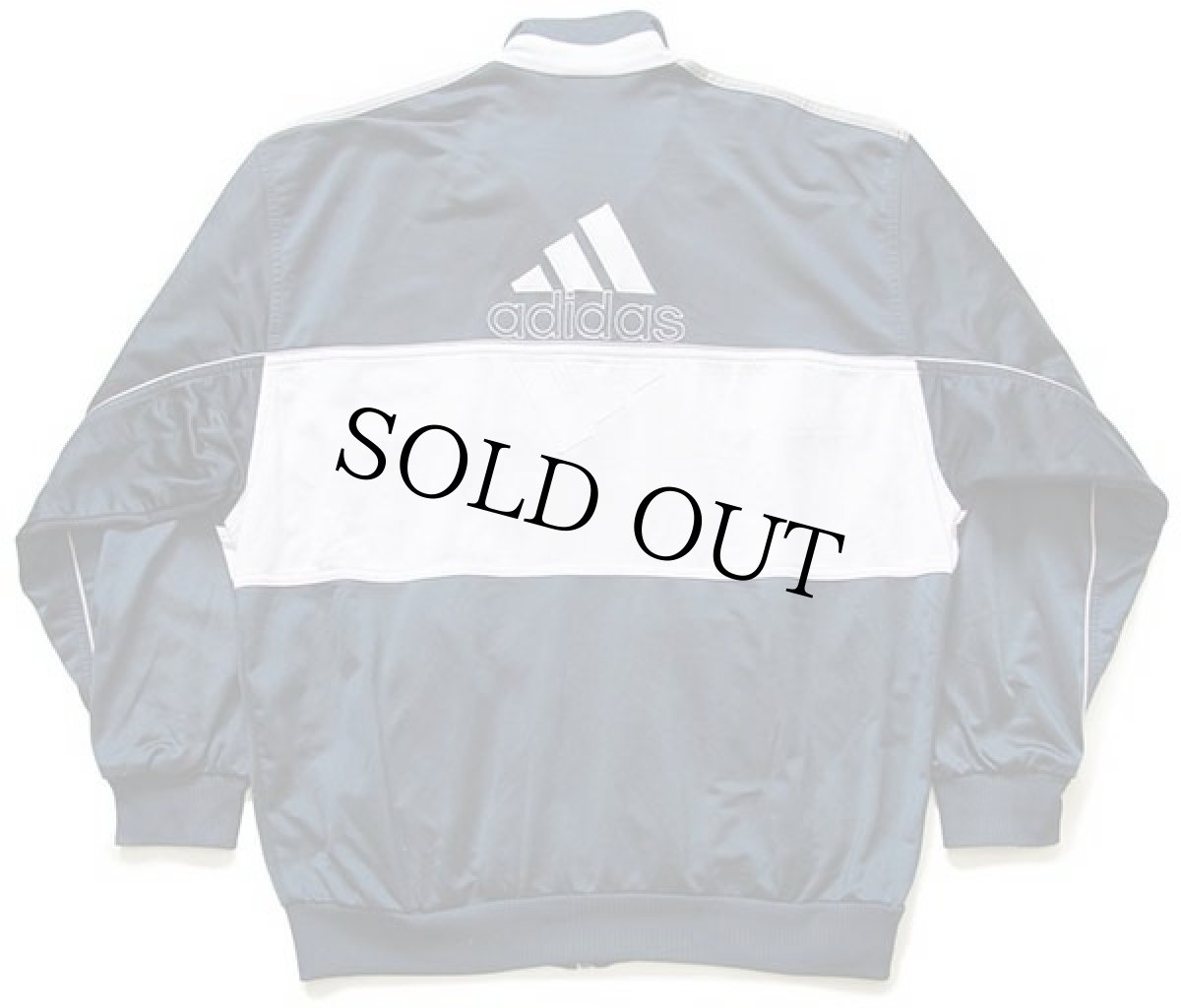 画像2: 00s adidasアディダス パフォーマンス ロゴ刺繍 トラックジャケット 薄紺 M★ジャージ (2)