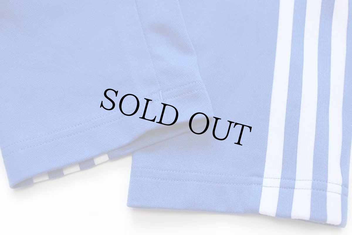 画像7: adidasアディダス トレフォイル ロゴ刺繍 トラックパンツ 青×白 L★ジャージ (7)