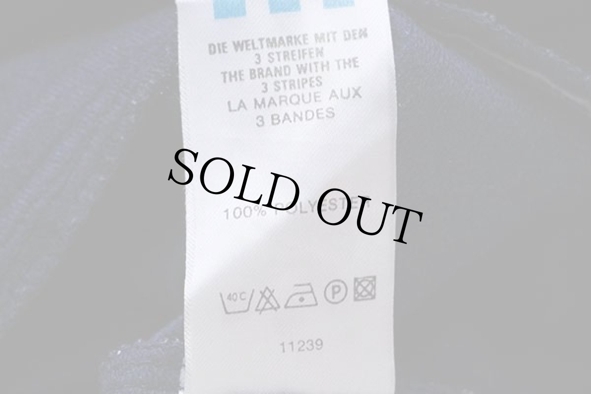 画像5: 90s adidasアディダス トレフォイル ロゴ刺繍 トラックジャケット 紺×白 S★ジャージ (5)