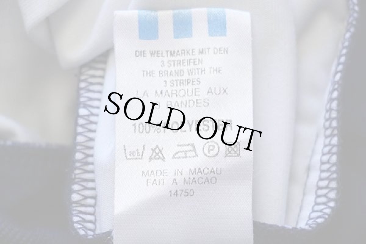 画像5: 90s adidasアディダス ロゴ刺繍 マルチカラー 切り替え ハイネック ベロア トラックジャケット M★ジャージ (5)