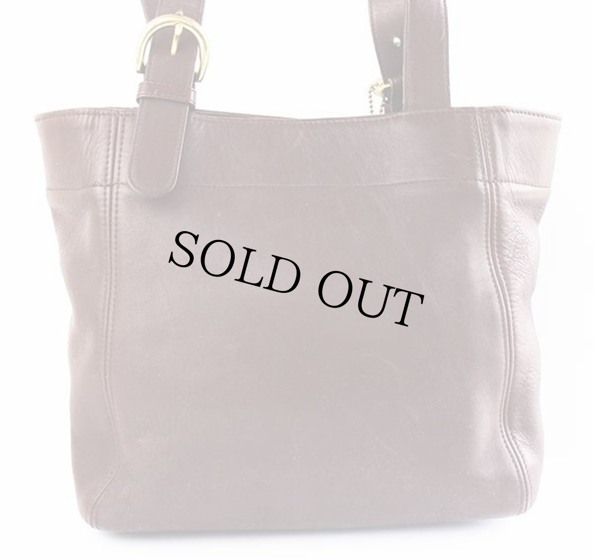 画像3: USA製 COACH オールド コーチ レザー トートバッグ 焦げ茶★4157 (3)