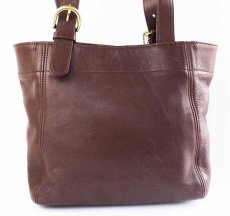 画像3: USA製 COACH オールド コーチ レザー トートバッグ 焦げ茶★4157 (3)