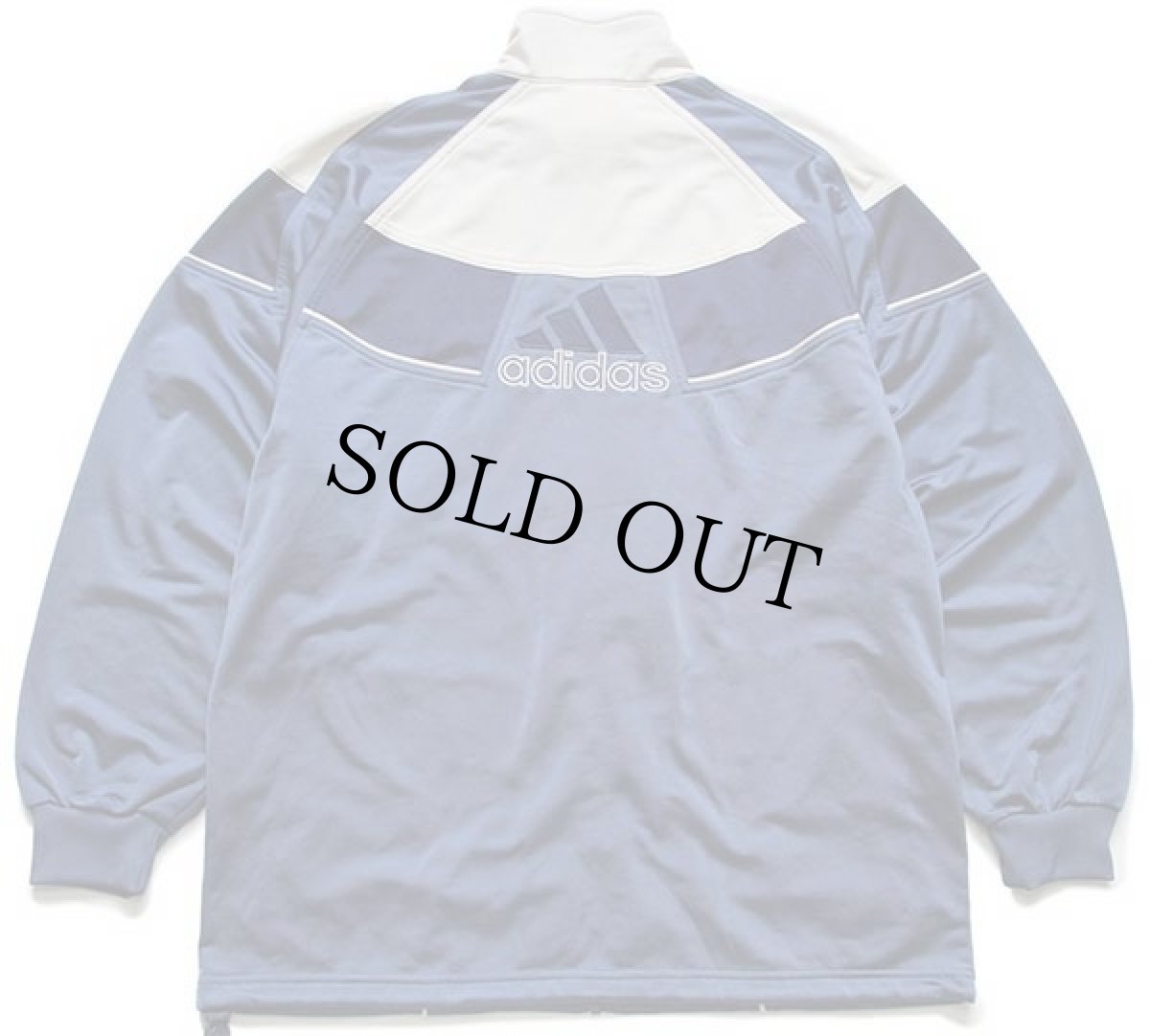 画像2: 00s adidasアディダス パフォーマンス ロゴ刺繍 マルチカラー 切り替え トラックジャケット 薄紺★ジャージ (2)