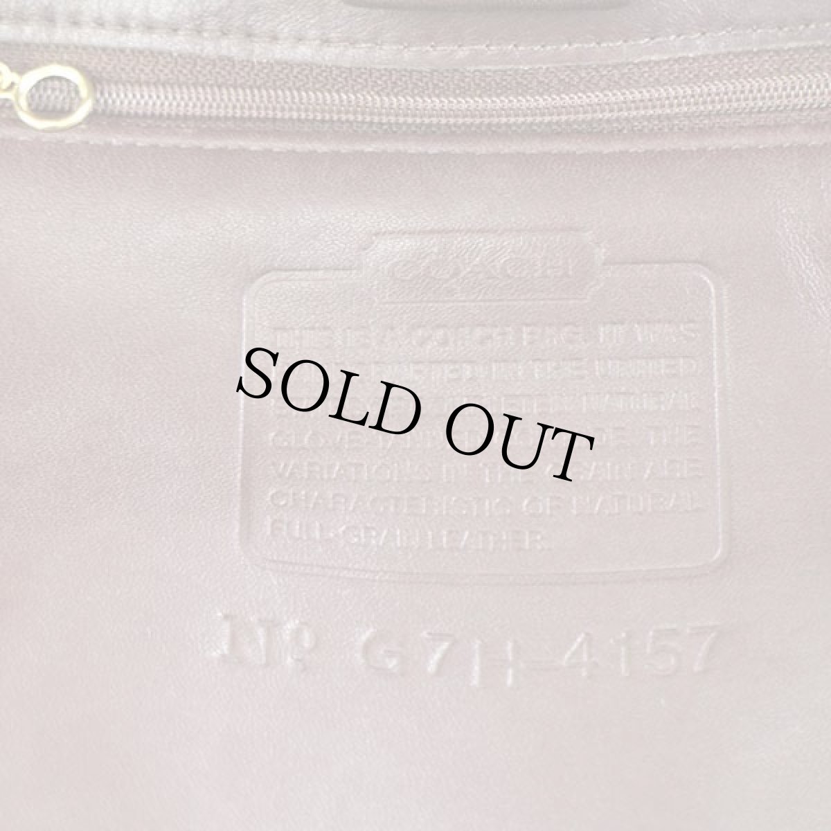 画像6: USA製 COACH オールド コーチ レザー トートバッグ 焦げ茶★4157 (6)