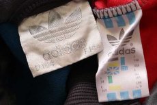 画像4: 90s adidasアディダス トレフォイル ビッグロゴ刺繍 マルチカラー 切り替え トラックジャケット L★08 ジャージ (4)