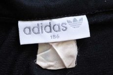 画像4: 90s adidasアディダス トレフォイル ロゴ刺繍 トラックジャケット 黒×白★ジャージ (4)