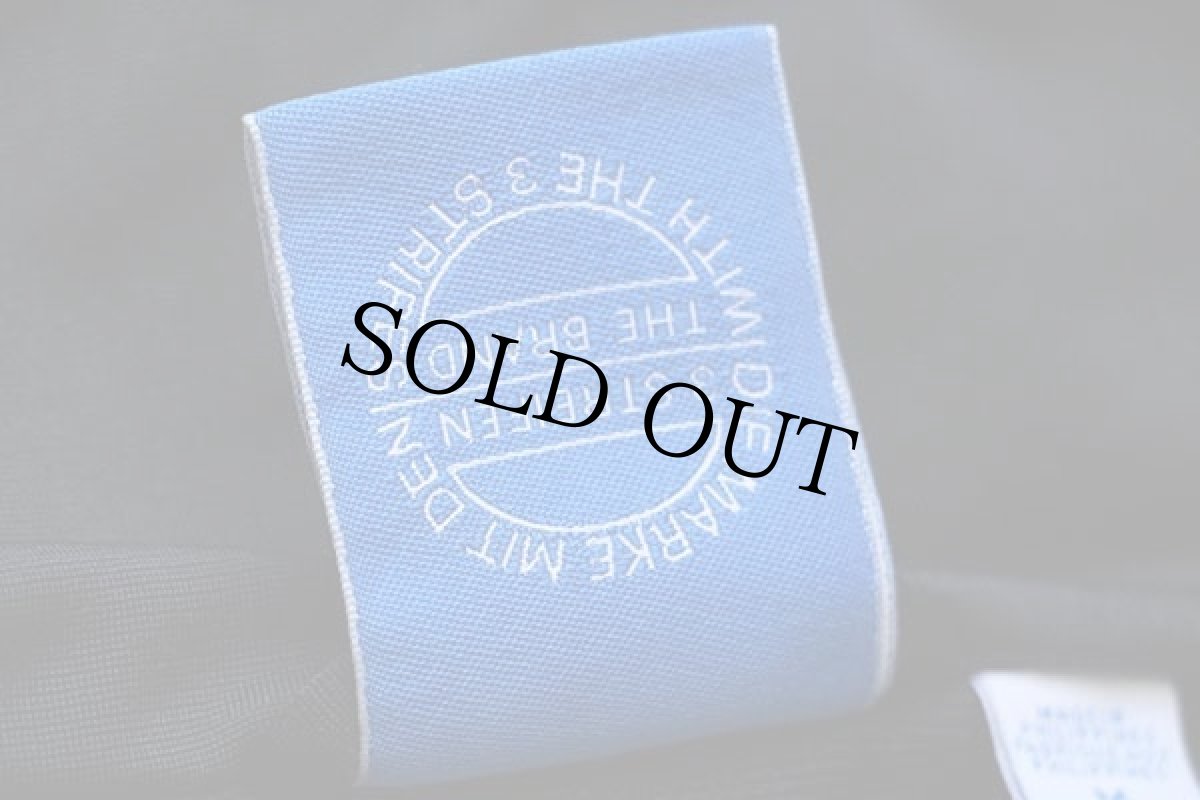 画像5: adidasアディダス トレフォイル ロゴ刺繍 トラックジャケット 黒×金 M★ジャージ (5)