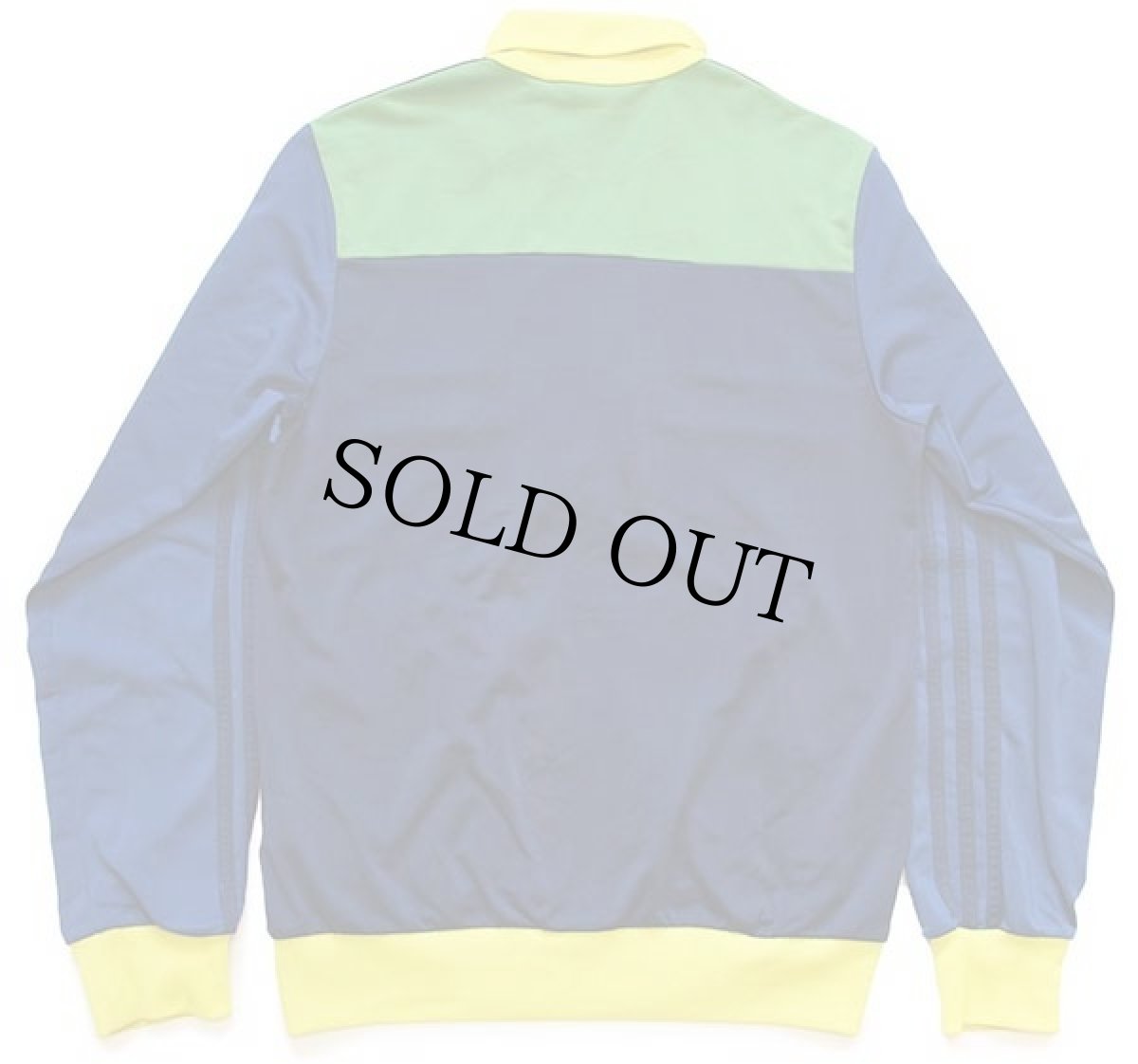 画像2: adidasアディダス トレフォイル ロゴ フェルトプリント&刺繍 クレイジーカラー 切り替え ハイネック トラックジャケット S★15 ジャージ (2)