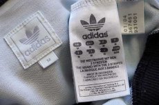 画像5: 00s adidasアディダス NEW ZEALAND フェルトプリント&パッチ付き ハイネック トラックジャケット 白×炭黒 M★ジャージ (5)