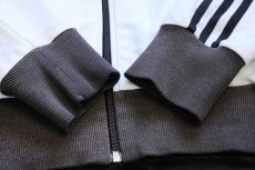 画像6: 00s adidasアディダス NEW ZEALAND フェルトプリント&パッチ付き ハイネック トラックジャケット 白×炭黒 M★ジャージ (6)