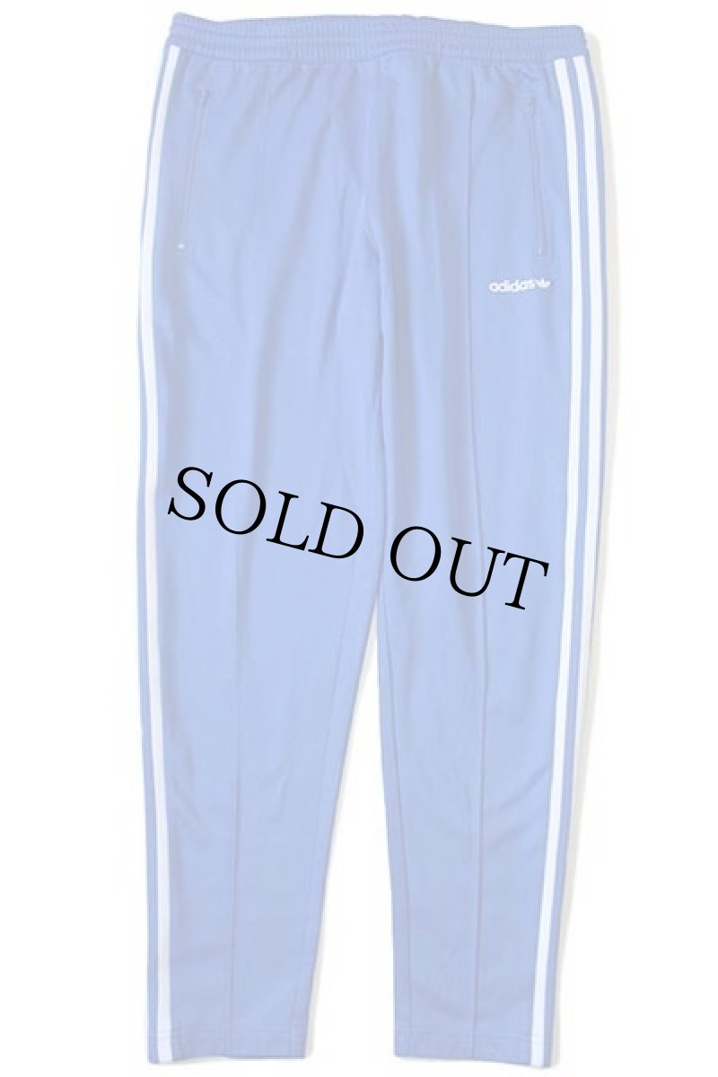 画像2: adidasアディダス トレフォイル ロゴ刺繍 トラックパンツ 青×白 L★ジャージ (2)